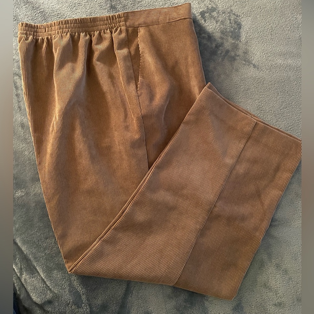 NWOT Alfred Dunner corduroy women’s pull up pants